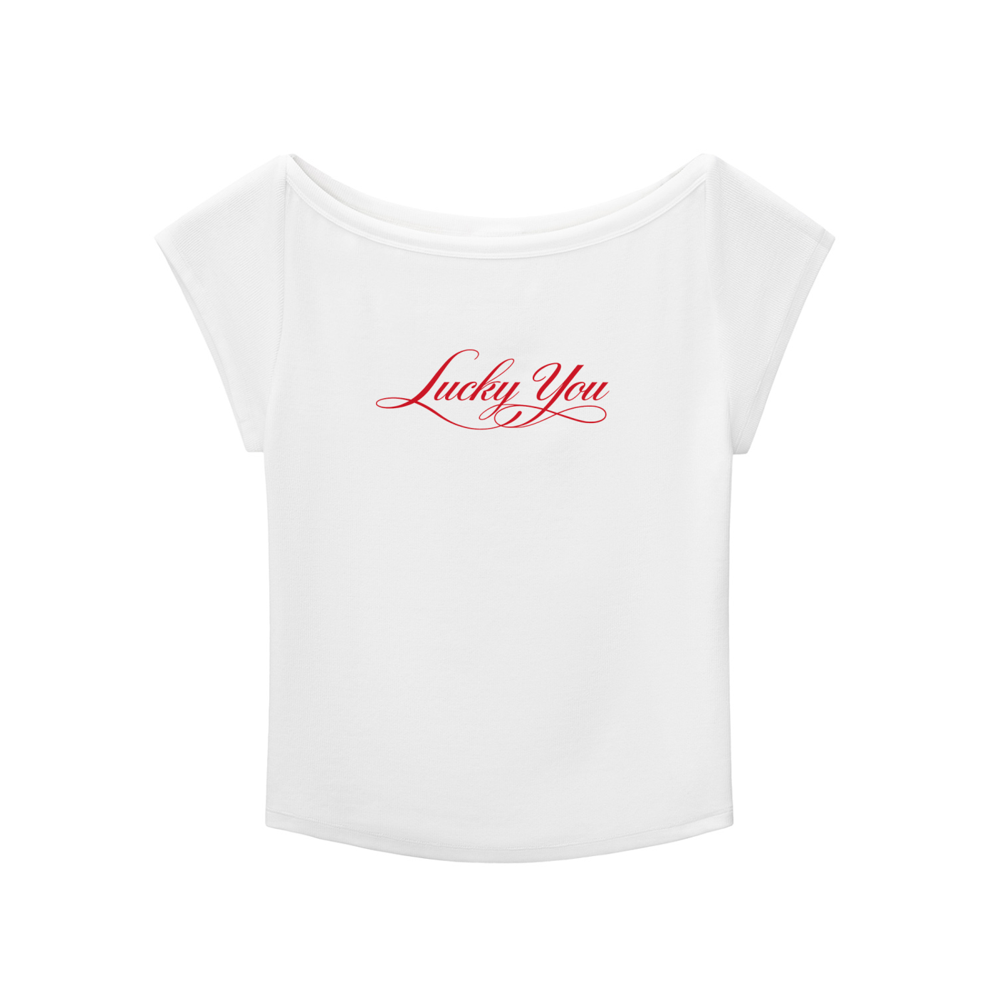 lucky you baby tee